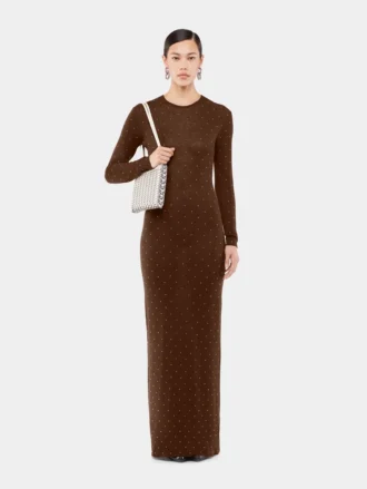 Rochie lungă din lână, ca o a doua piele