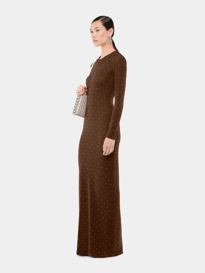 Rochie lungă din lână, ca o a doua piele
