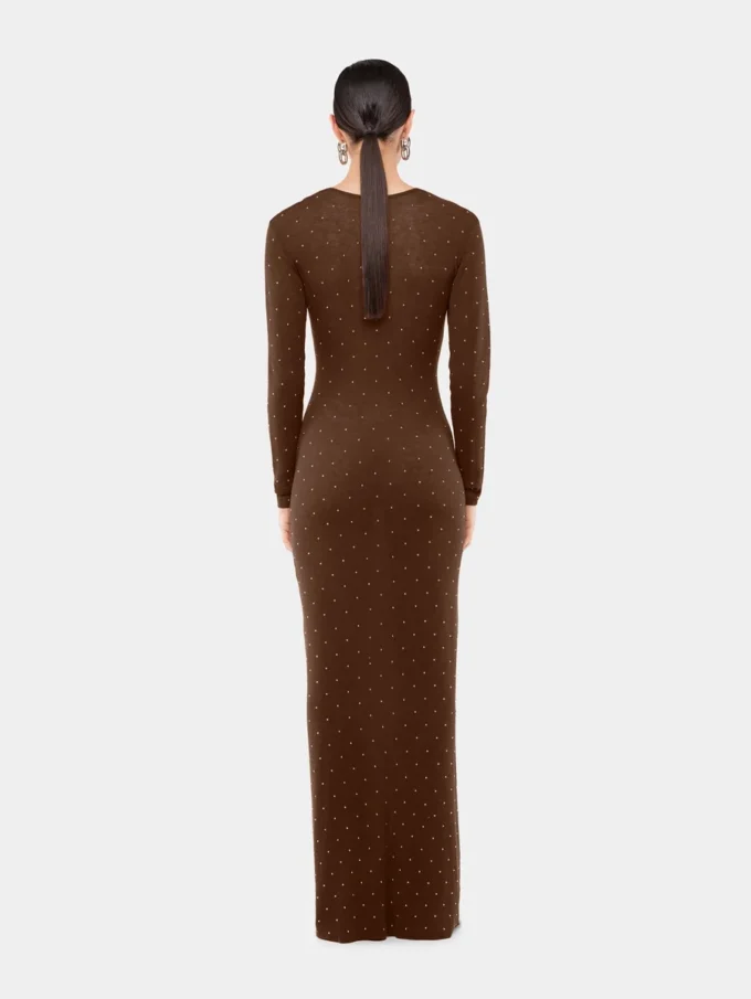 Rochie lungă din lână, ca o a doua piele