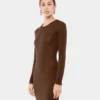 Rochie lungă din lână, ca o a doua piele