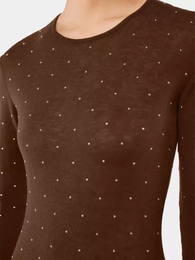 Rochie lungă din lână, ca o a doua piele
