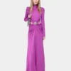 Rochie lungă fucsia din jersey