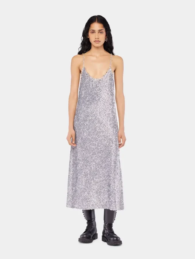 Rochie midi cu paiete