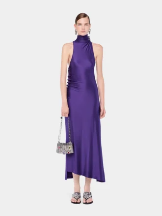 Rochie midi din jersey drapat