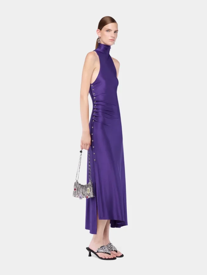 Rochie midi din jersey drapat