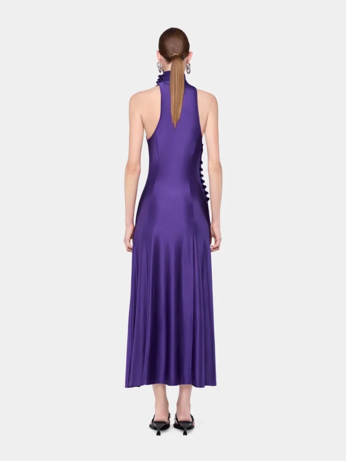 Rochie midi din jersey drapat