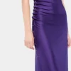 Rochie midi din jersey drapat
