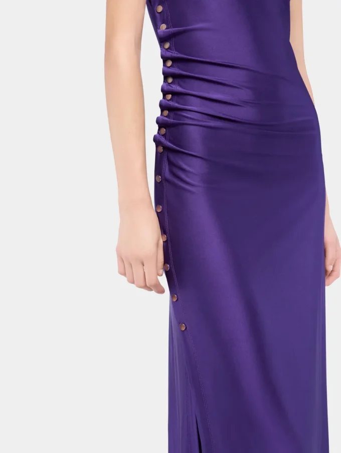 Rochie midi din jersey drapat