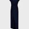 Rochie midi din tricot cu piercing
