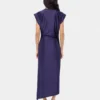 Rochie midi din tricot cu piercing
