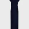Rochie midi din tricot cu piercing
