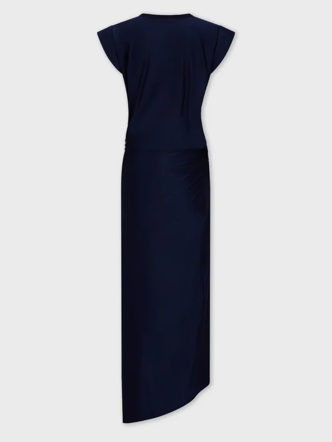 Rochie midi din tricot cu piercing