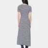 Rochie midi drapată din lână
