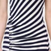 Rochie midi drapată din lână