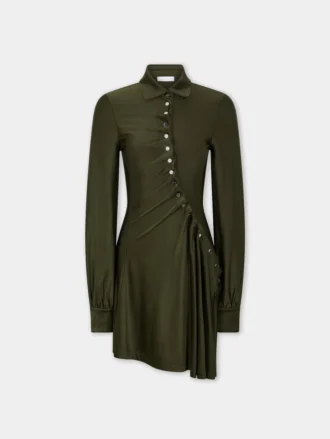Rochie mini drapată din jersey