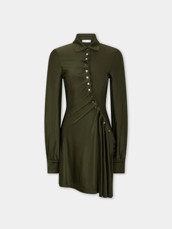 Rochie mini drapată din jersey