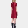 Rochie mini drapată din jersey