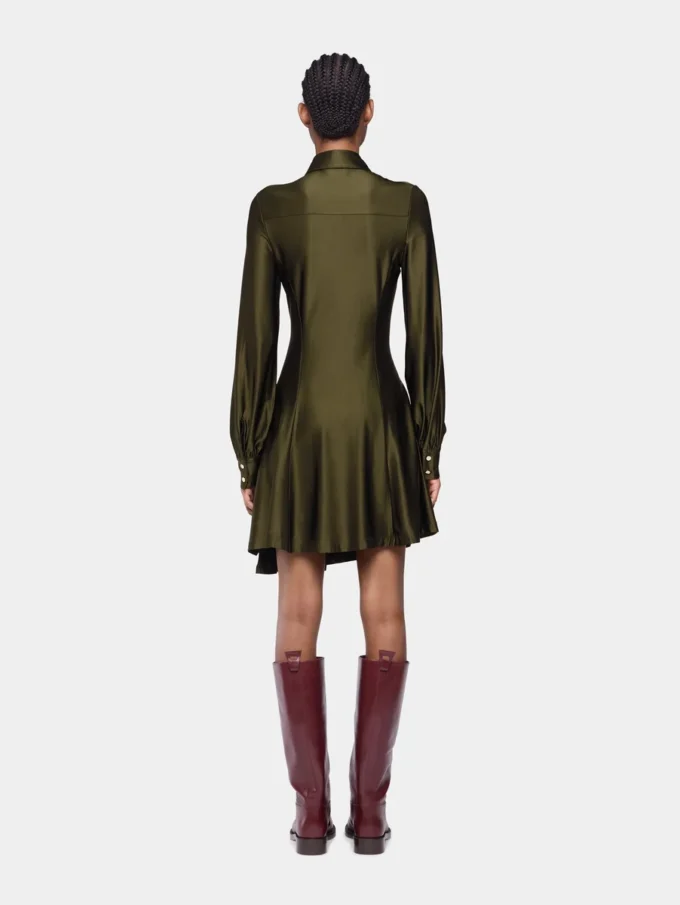 Rochie mini drapată din jersey