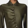 Rochie mini drapată din jersey