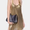 Rochie mini fără mâneci din plasă