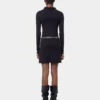 ROCHIE SCURTĂ DIN TRICOT NEGRU