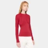 Top din jersey cu detalii drapate