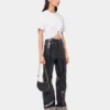 Tricou alb cu piercing