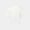 Tricou alb cu piercing