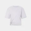 Tricou gri cu piercing