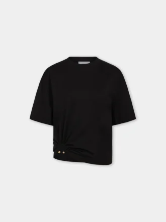 Tricou oversize cu piercing