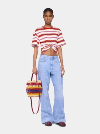Blugi largi din denim